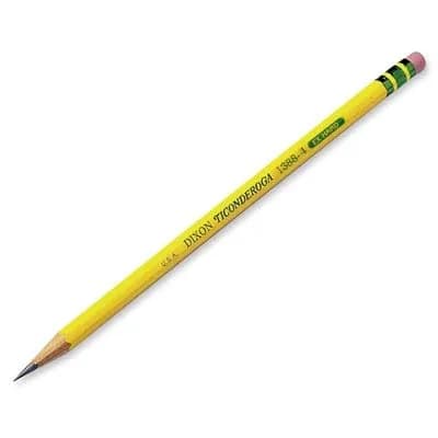 Ticonderoga Wood-Cased Pencils #4 2H Extra Hard Yellow 12 Count | Smooth Graphite for Precise Lines - view 4