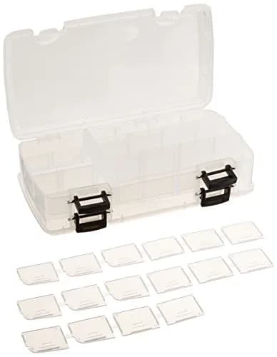 Plano Large 3500 Double-Sided Tackle Box | Adjustable Compartments, Clear Plastic, Premium Fishing Storage thumbnail 2