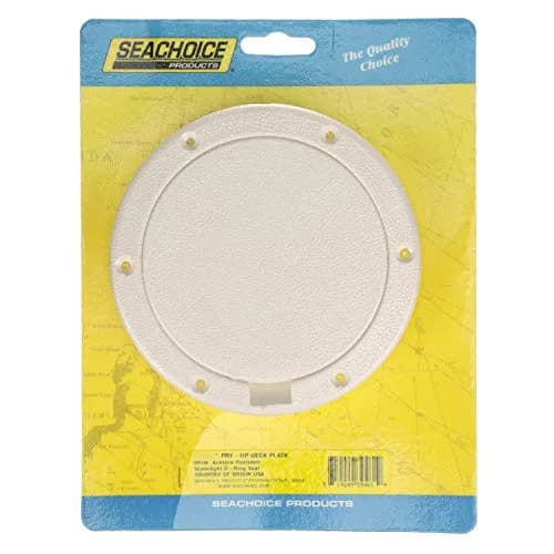 Seachoice White Pry-Up Deck Plate 25.4cm (10 in) | Watertight O-Ring Seal for Marine Use thumbnail 5
