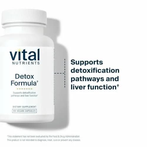 Vital Nutrients Detox Formula 60 Capsules | Supports Liver & Detoxification thumbnail 3