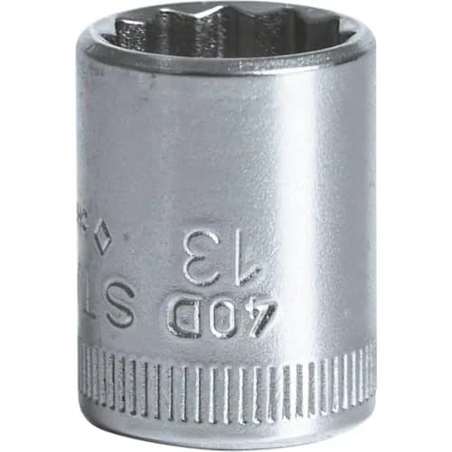 Stahlwille Bi-Hex 14mm Socket #40D, 1/4 inch Drive, 24mm (0.94 inch) | German Quality Tool for Tight Spaces thumbnail 1