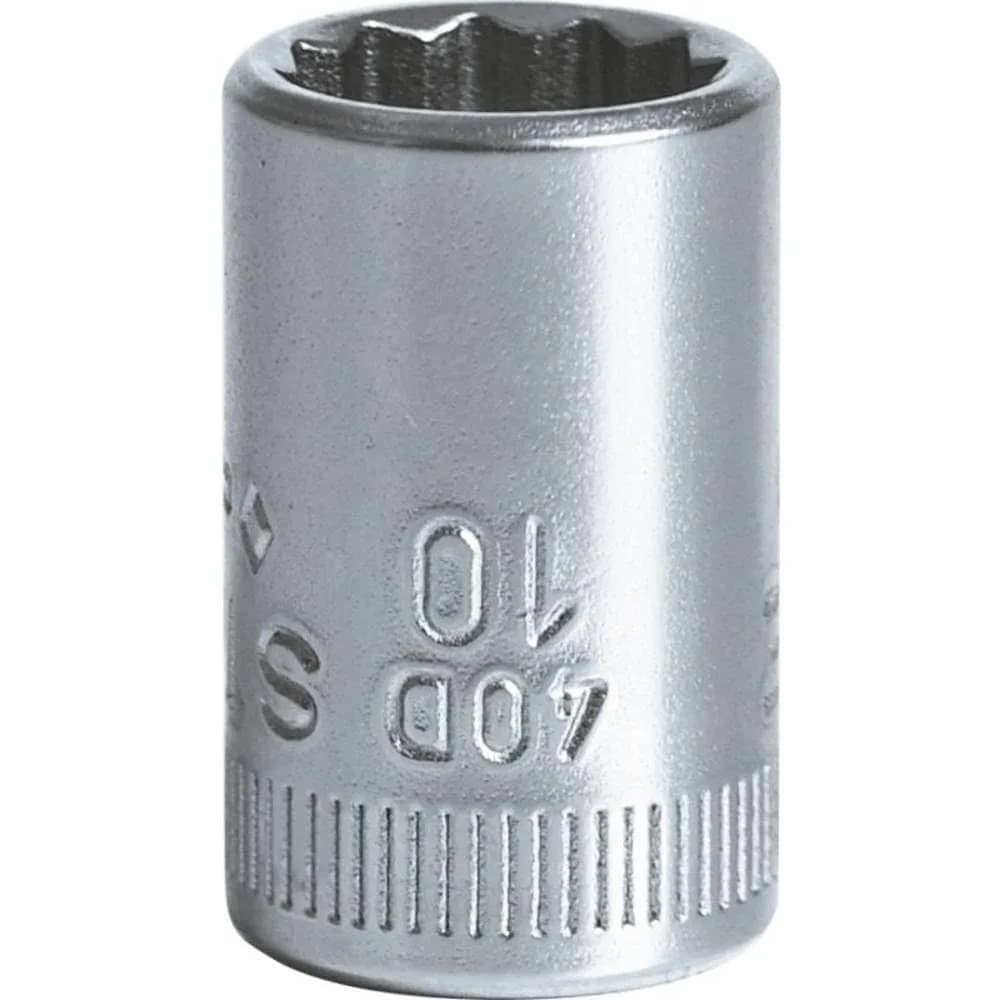 Stahlwille 10mm Bi-Hex Socket 1/4 inch Drive | 12 Point Chrome Plated Steel