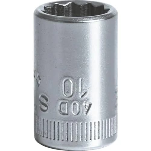 Stahlwille 10mm Bi-Hex Socket 1/4 inch Drive | 12 Point Chrome Plated Steel thumbnail 1