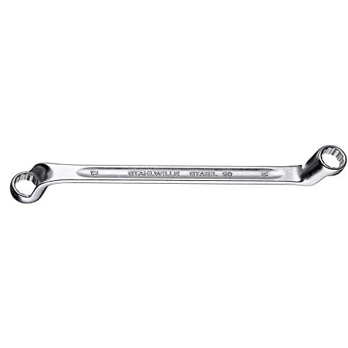 Stahlwille Double Ended Ring Spanner 18 x 19 mm | Chrome Alloy Steel, Anti-Slip Profile, German Quality thumbnail 1