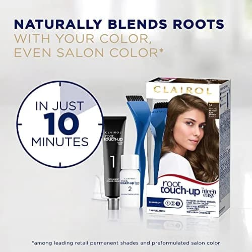 Clairol Permanent Root Touch-Up Hair Color, Black (2 Count, 0.25 lb) | Blends Salon Shades in 10 Minutes thumbnail 7