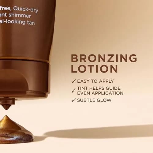 L'Oreal Paris Sublime Bronze Tinted Self-Tanning Lotion, Medium Natural Tan 148ml (5 fl. Oz) | Streak-Free Tan with Vitamin E thumbnail 4