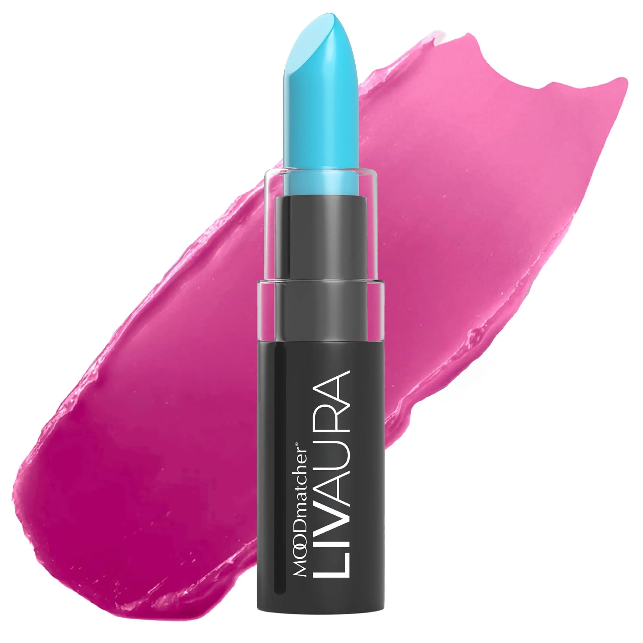 MOODmatcher LIVAURA Light Blue Color Changing Lipstick | 0.12 oz (3.4 g) - main product image