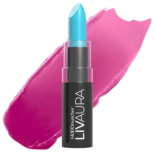 MOODmatcher LIVAURA Light Blue Color Changing Lipstick | 0.12 oz (3.4 g) thumbnail 1