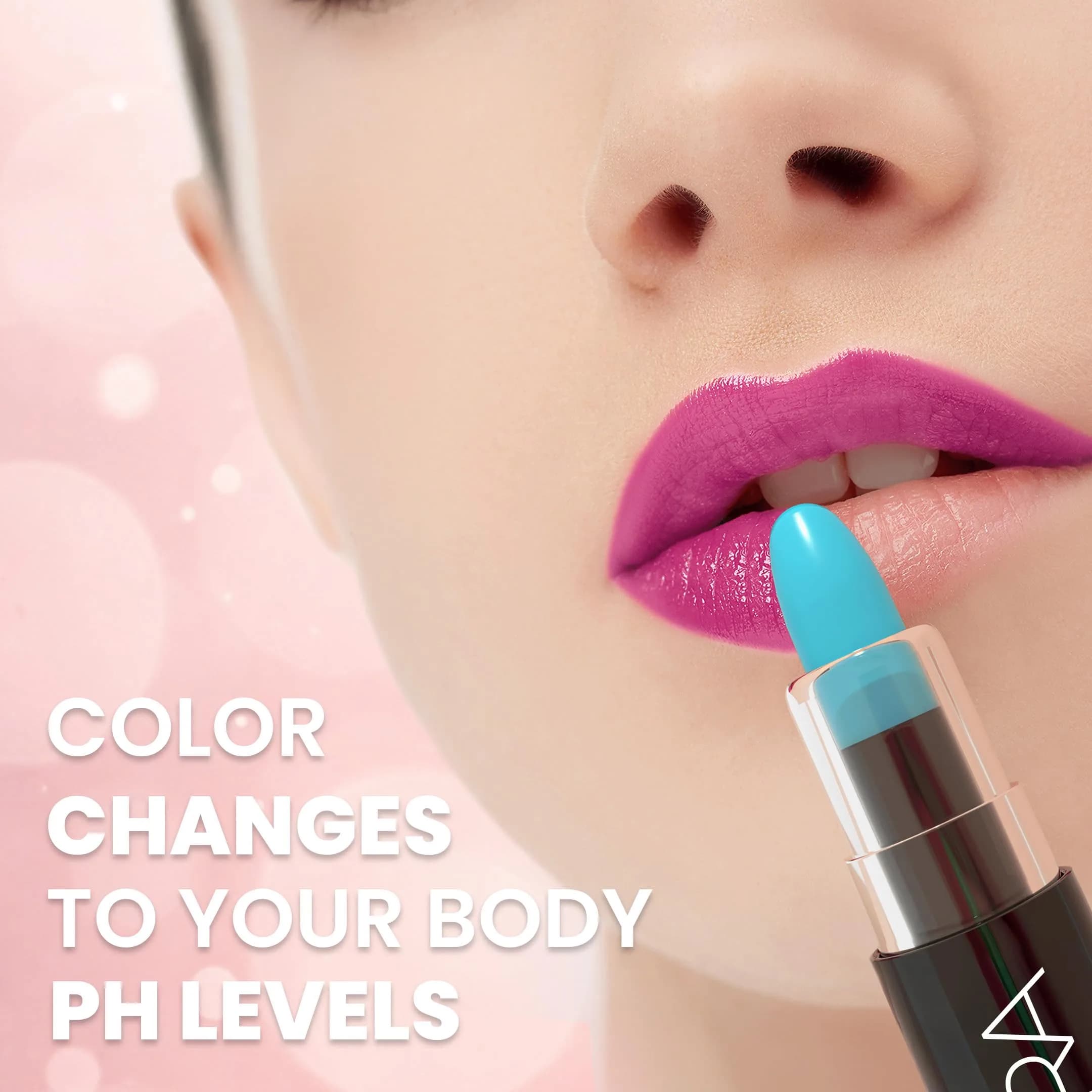 MOODmatcher LIVAURA Light Blue Color Changing Lipstick | 0.12 oz (3.4 g) - view 2