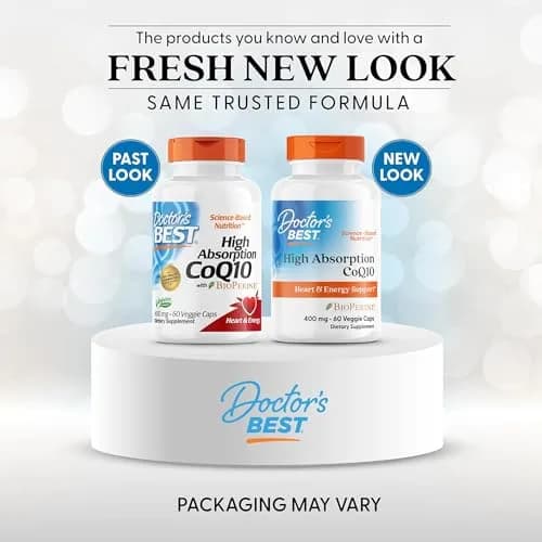 Doctor's Best High Absorption CoQ10 400mg Veggie Caps 60 Count (240mg) | Supports Heart Health & Cellular Energy thumbnail 6