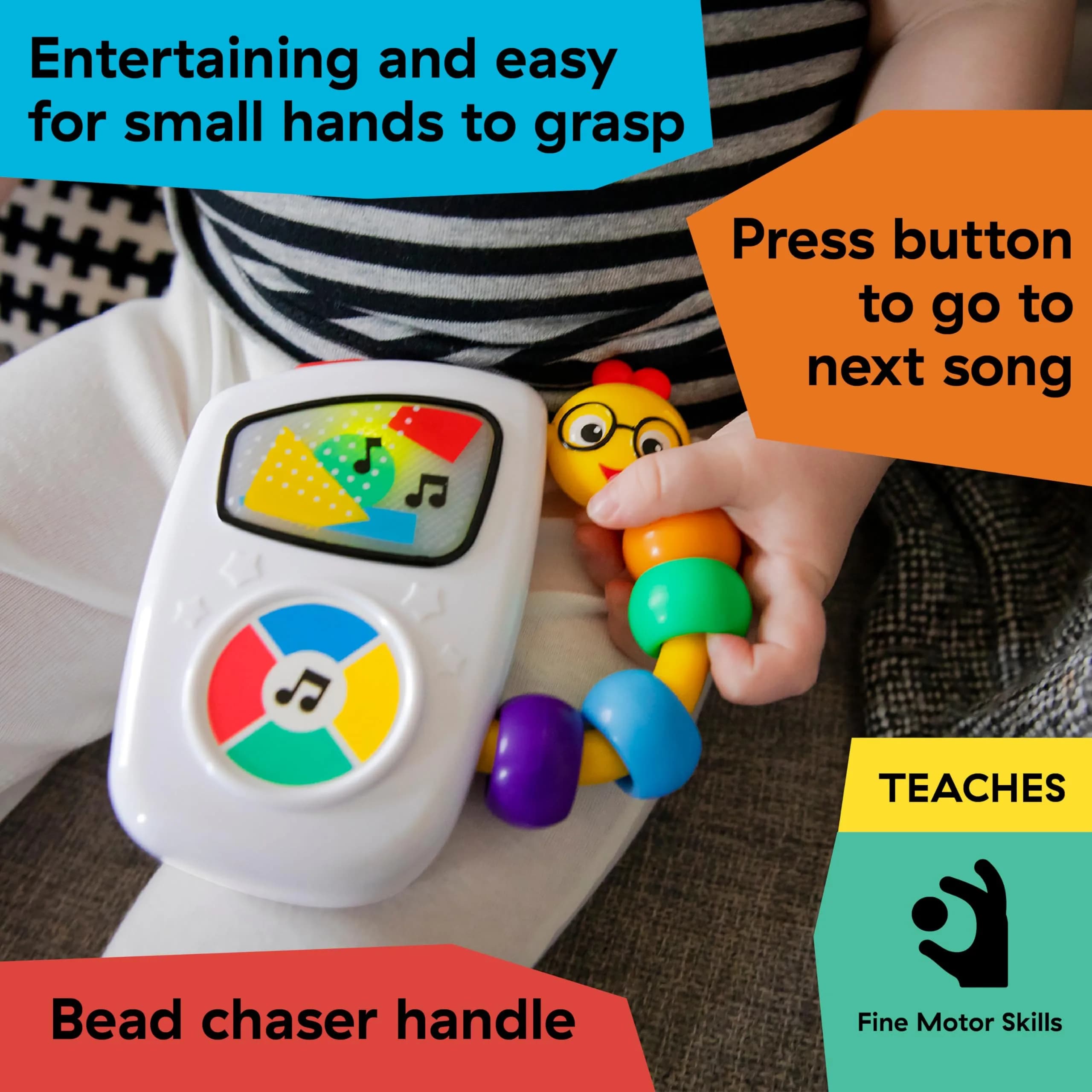 Baby Einstein Take Along Tunes Musical Toy with Lights, Ages 3+ Months - view 2