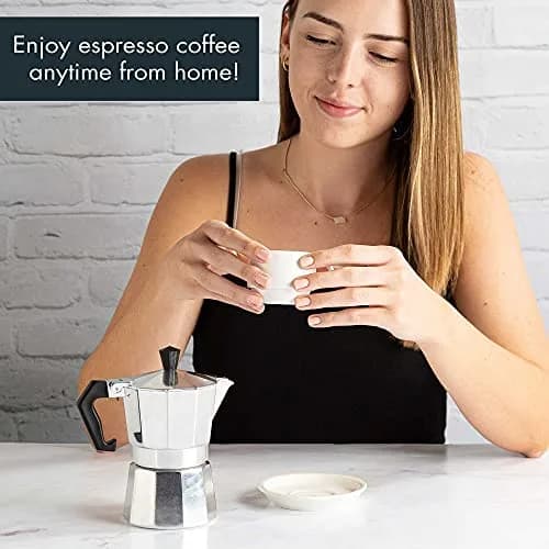 Primula Classic Stovetop Espresso & Coffee Maker 3 Cup | Compact Aluminum Moka Pot for Rich Espresso thumbnail 6