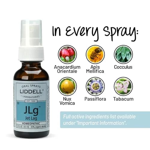 Liddell Jet Lag Homeopathic Spray 1 Ounce | Fast-Absorbing, Safe & Doctor Formulated for Travelers thumbnail 4