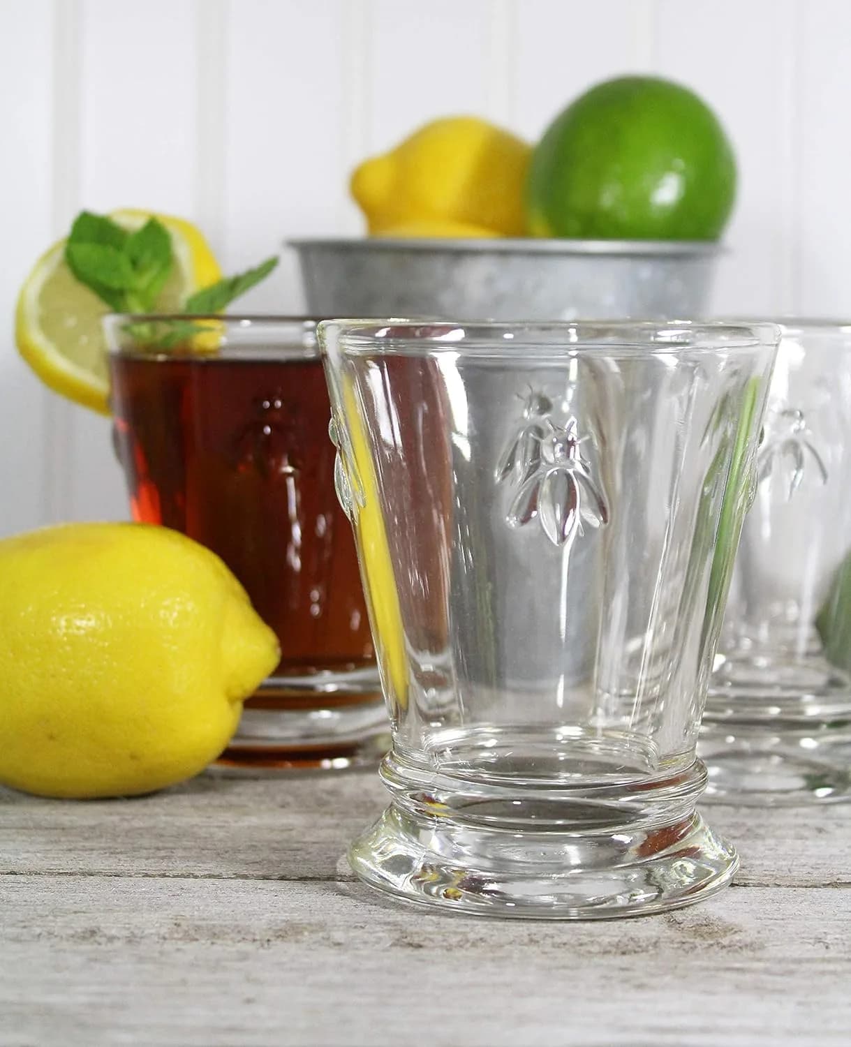 La Rochère Napoleon Bee Tumbler Set of 6 | 255ml (9 oz) Glassware | Iconic French Design - view 6