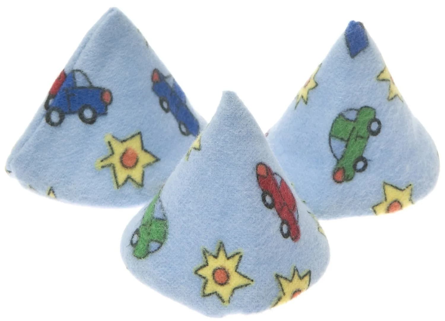 Beba Bean Pee Pee Teepee for Baby Boys - 5 Pack Cotton Cloth - Reusable Diaper Changing Shields — Cars