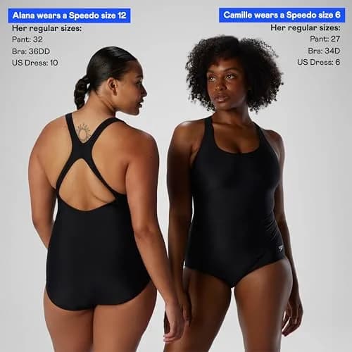 Speedo Women's Swimsuit One Piece PowerFlex Ultraback Solid | Chlorine-Resistant, UPF 50+ Support (70-120 chars) thumbnail 3