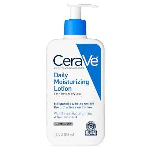CeraVe Daily Moisturizing Lotion for Dry Skin, Body & Face 12oz (355ml) | Dermatologist Developed, Non-Comedogenic - main product image