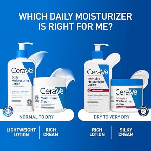 CeraVe Daily Moisturizing Lotion for Dry Skin, Body & Face 12oz (355ml) | Dermatologist Developed, Non-Comedogenic thumbnail 7