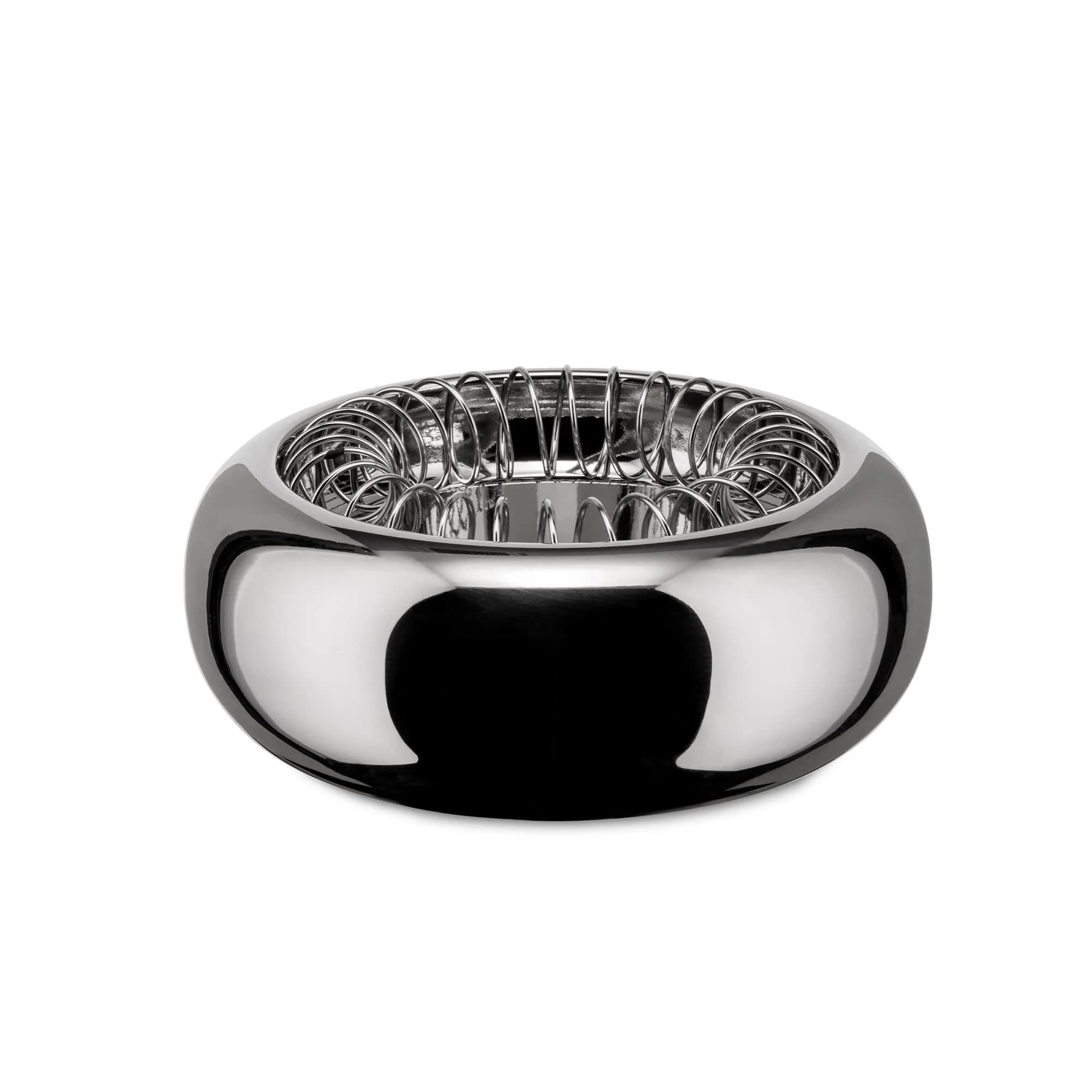 Alessi Spirale Stainless Steel Ashtray 16cm (6.3 inches) | Designer Achille Castiglioni - main product image