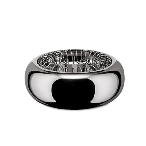 Alessi Spirale Stainless Steel Ashtray 16cm (6.3 inches) | Designer Achille Castiglioni thumbnail 1