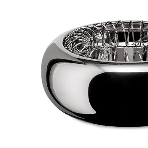 Alessi Spirale Stainless Steel Ashtray 16cm (6.3 inches) | Designer Achille Castiglioni thumbnail 3