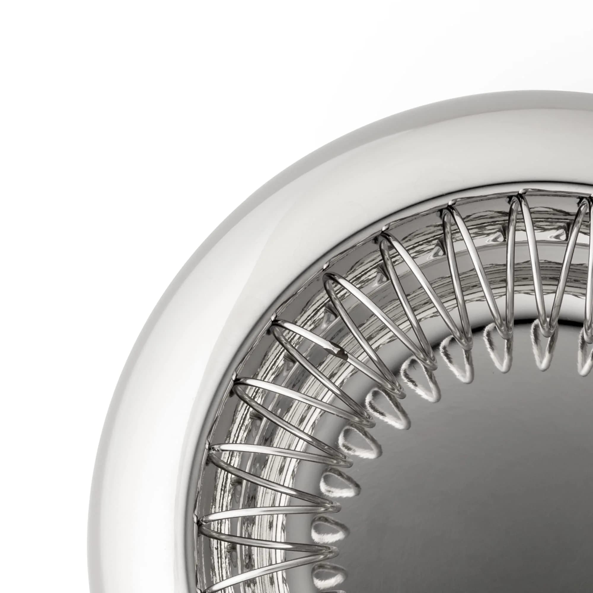 Alessi Spirale Stainless Steel Ashtray 16cm (6.3 inches) | Designer Achille Castiglioni - view 4