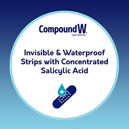 Compound W Wart Removal Strips 14 Count | Discreet, Waterproof, Maximum Strength thumbnail 3