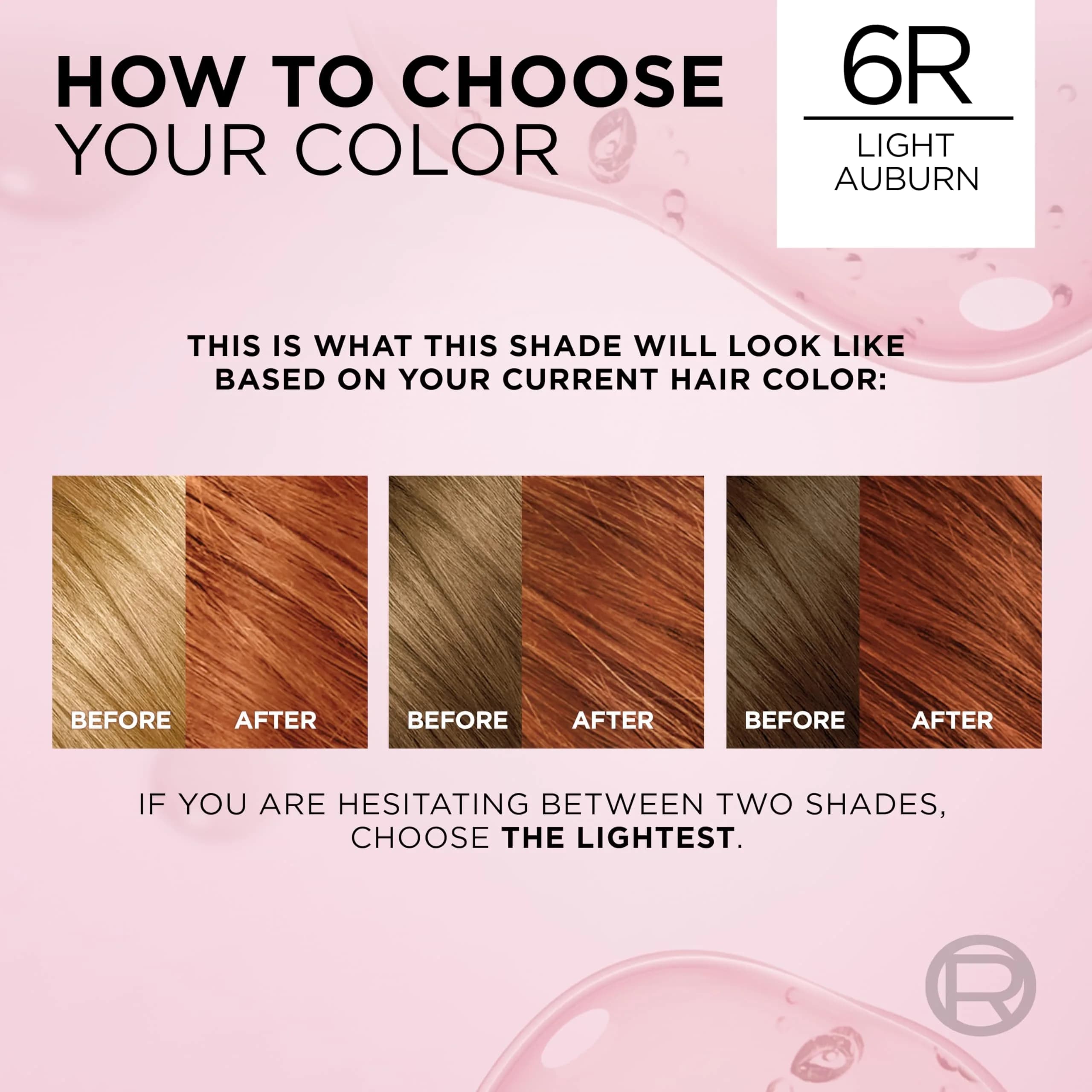 L'Oreal Paris Excellence Crème Permanent Hair Dye 6R Light Auburn | Triple Care Color with Hyaluronic Acid for 100% Gray Coverage - view 6