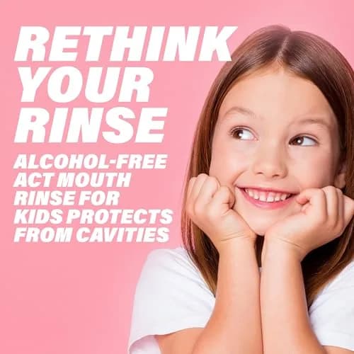 ACT Kids Anti-Cavity Fluoride Rinse, Bubble Gum Blowout, 479ml (16.9 Fl Oz) | Maximum Strength Fluoride thumbnail 3