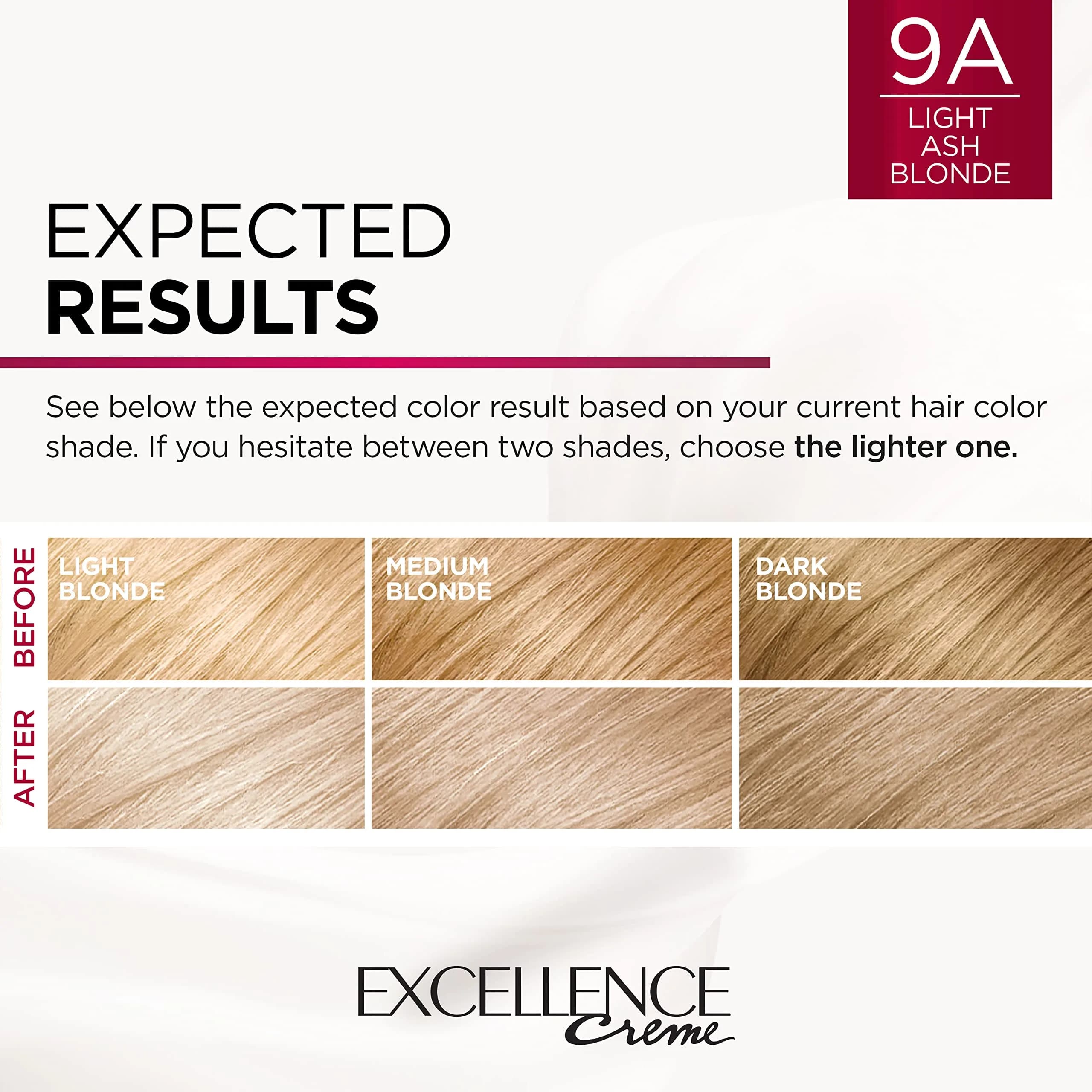L'Oreal Paris Excellence Creme Permanent Hair Color 9A Light Ash Blonde | Gray Coverage Up to 8 Weeks - view 7