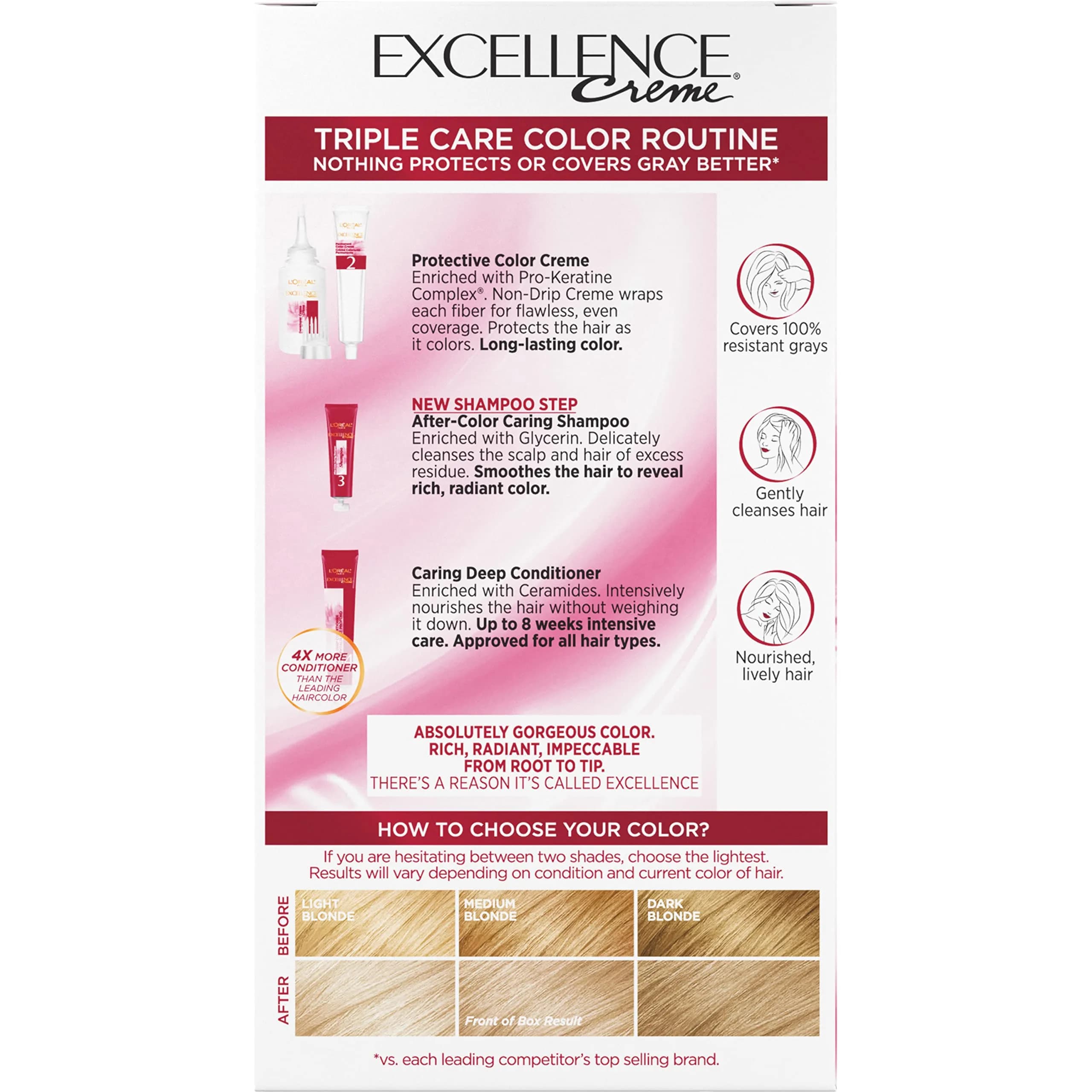 L'Oreal Paris Excellence Creme Permanent Hair Color 9A Light Ash Blonde | Gray Coverage Up to 8 Weeks - view 8