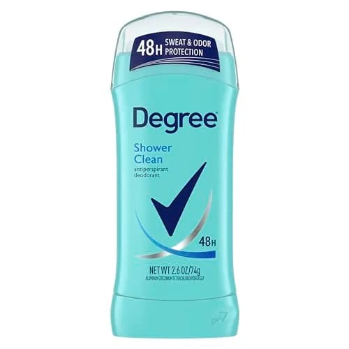 Degree Shower Clean Antiperspirant Deodorant for Women 73.71ml (2.6 oz) | 48-Hour Sweat & Odor Protection — 2.6 Ounce