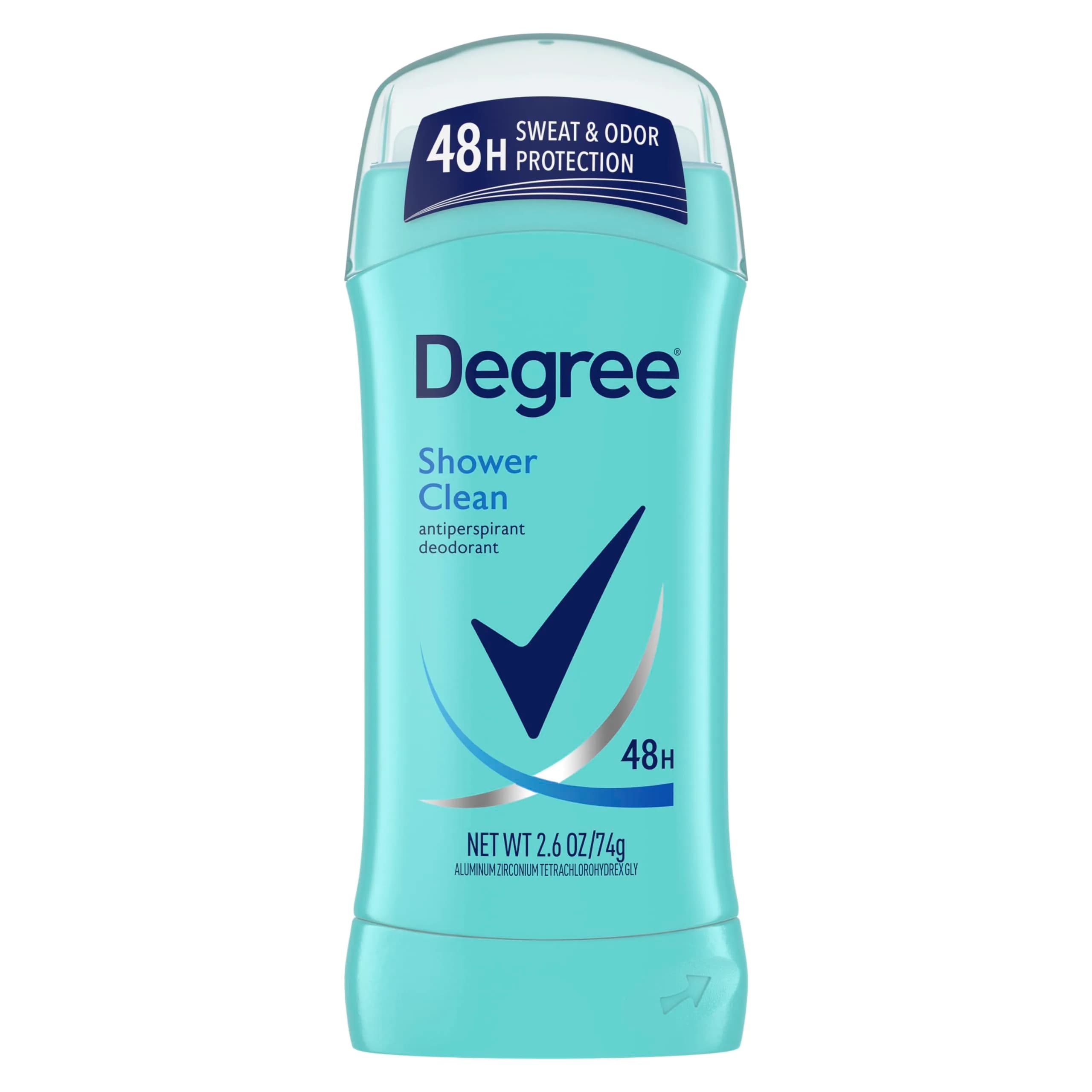 Degree Shower Clean Antiperspirant Deodorant for Women 73.71ml (2.6 oz) | 48-Hour Sweat & Odor Protection - main product image