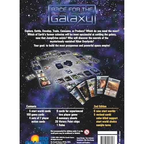 Rio Grande Games Race for the Galaxy Board Game 1.5 lb (0.68 kg) | Strategy Game for 2-4 Players, Ages 12+ thumbnail 2