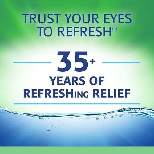 Refresh Plus Lubricant Eye Drops Preservative-Free Artificial Tears 0.4 mL (0.01 Fl Oz) 30 Single-Use Vials | FDA Approved Medication thumbnail 3