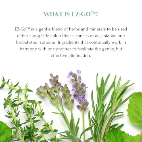 Mt. Capra EZ-Go Herbal Stool Softener 60 Capsules | Gentle Colon Support with Natural Fibers thumbnail 4