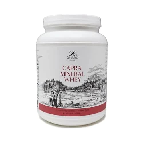 Mt. Capra Mineral Whey | from Goat Milk Whey | 50.8 oz | All-Natural Mineral & Electrolyte Supplement thumbnail 1