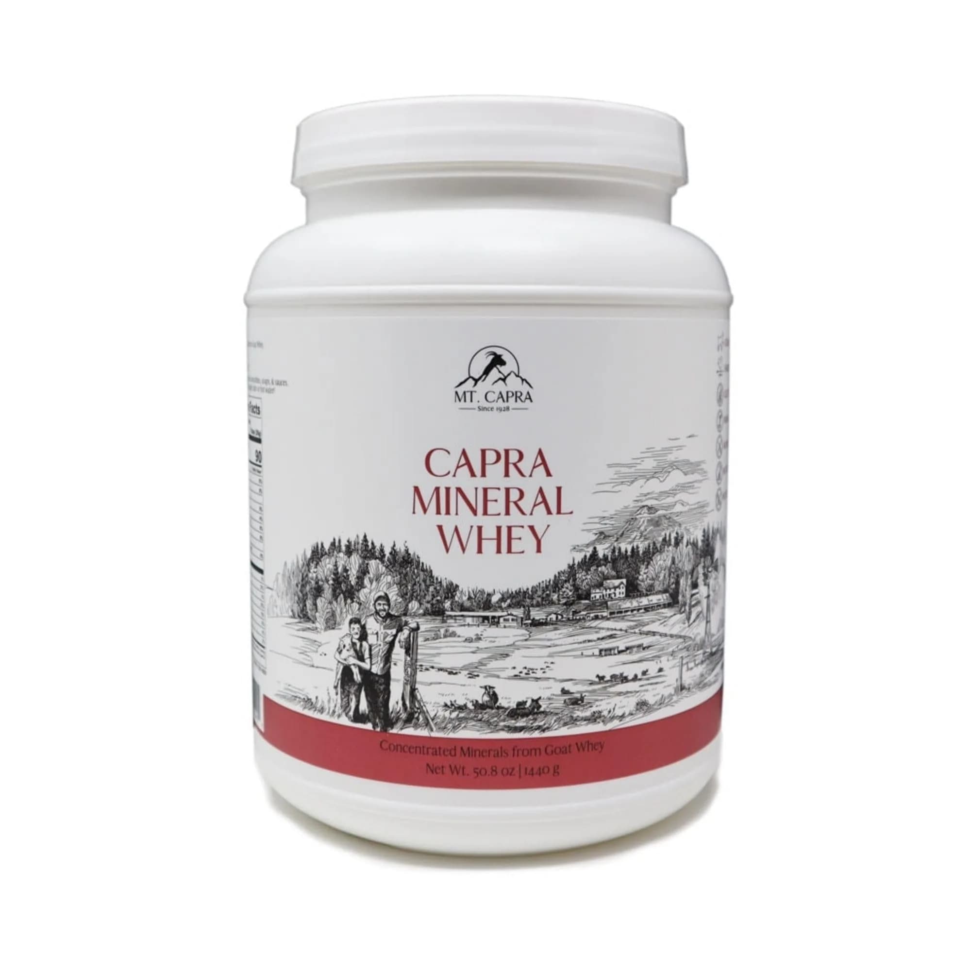 Mt. Capra Mineral Whey | from Goat Milk Whey | 50.8 oz | All-Natural Mineral & Electrolyte Supplement - main product image