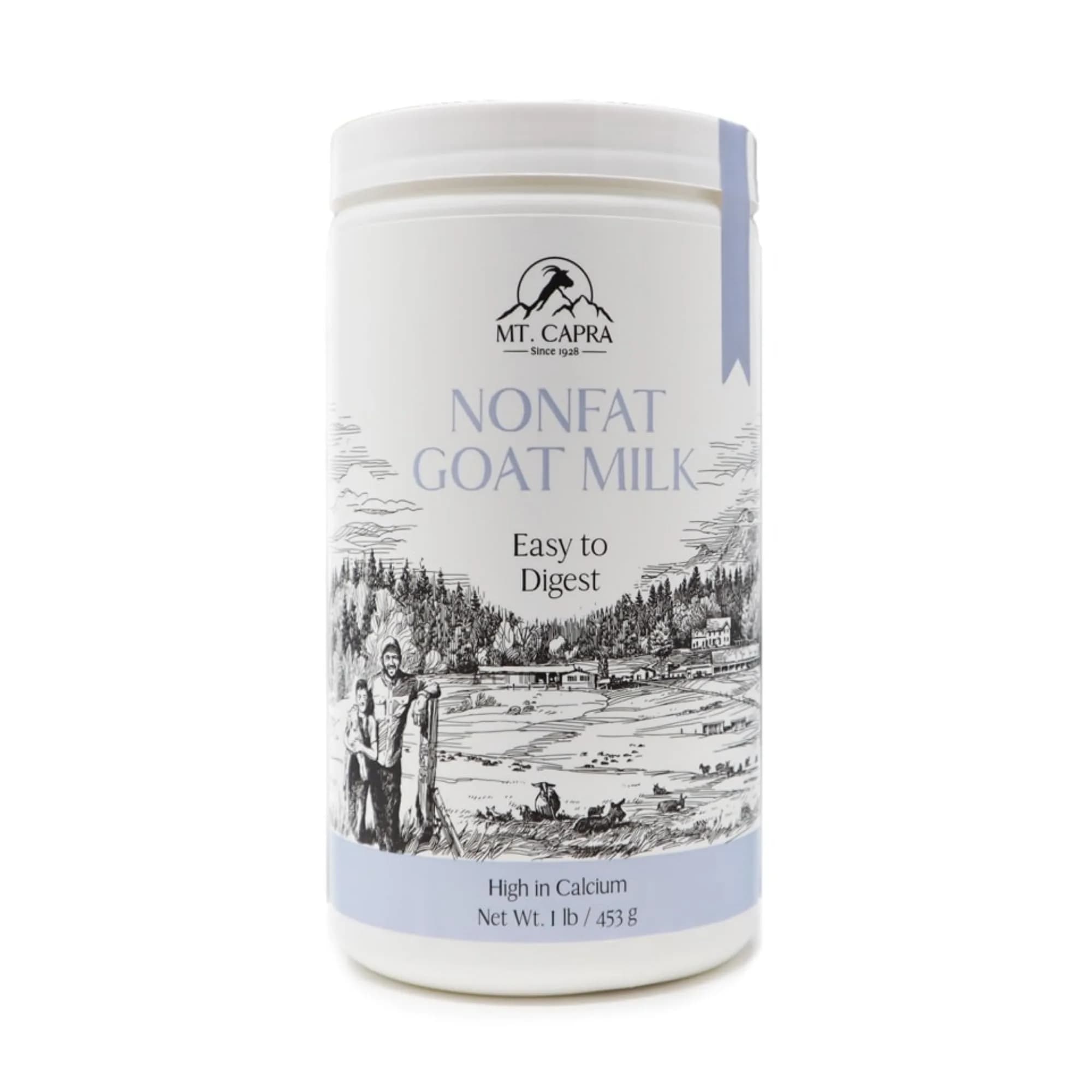 Mt. Capra Non-Fat Goat Milk | A2 Milk | 16 Servings - 1 Pound — 1 Pound