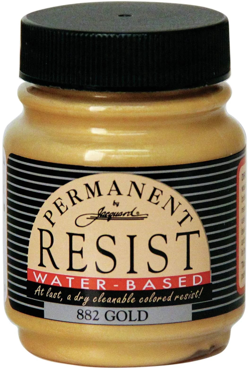 Jacquard Permanent Water-Based Resist Gold 66.54 ml (2.25 Fl Oz) | Crisp Lines for Screen Printing - main product image