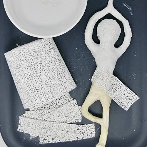 Activa Rigid Wrap Plaster of Paris Cloth 26.2cm x 9.6cm (8" X 15') | Ideal Sculpting Medium for Arts & Crafts thumbnail 5