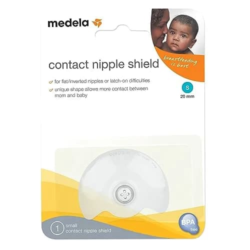 Medela Contact Nipple Shield for Breastfeeding | Small Size (20mm) | 1 Ct | BPA-Free Silicone thumbnail 1