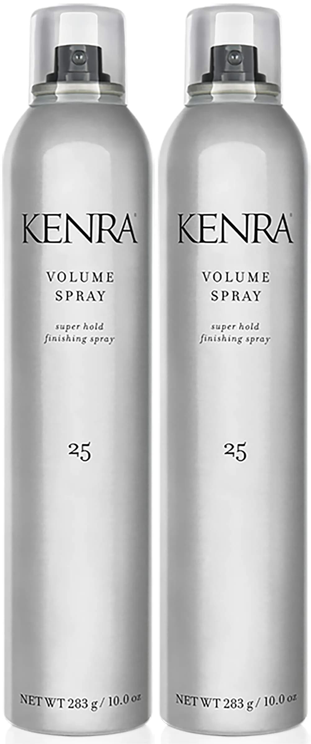 Kenra Volume Spray 25 Super Hold Finishing Hairspray 296ml (10 fl oz) | Wind & Humidity Resistant — 10 Ounce / 10 Fl Oz | 50% VOC