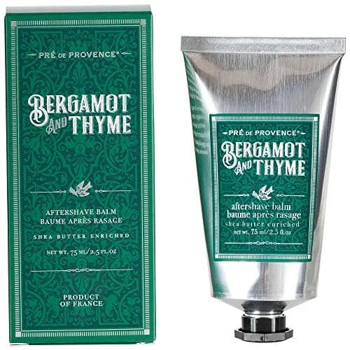 Pre de Provence Shea Butter Enriched Men's After Shave Balm Bergamot & Thyme 75ml (2.5 Ounce) | Soothes and Hydrates Post-Shave thumbnail 1