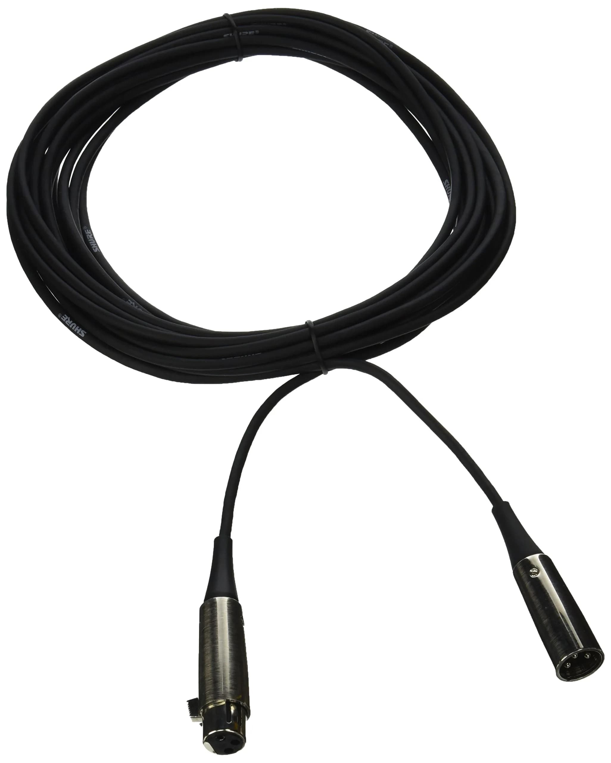 Shure C25F 25' Triple-Flex Microphone Cable with Chrome XLR Connectors - main product image