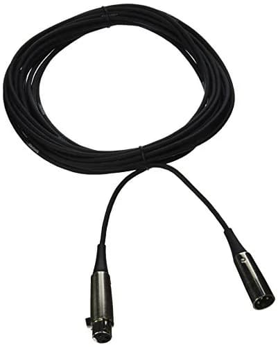 Shure C25F 25ft (7.5m) Balanced XLR Microphone Cable | Triple-Flex Shielding, Chrome Connectors thumbnail 1