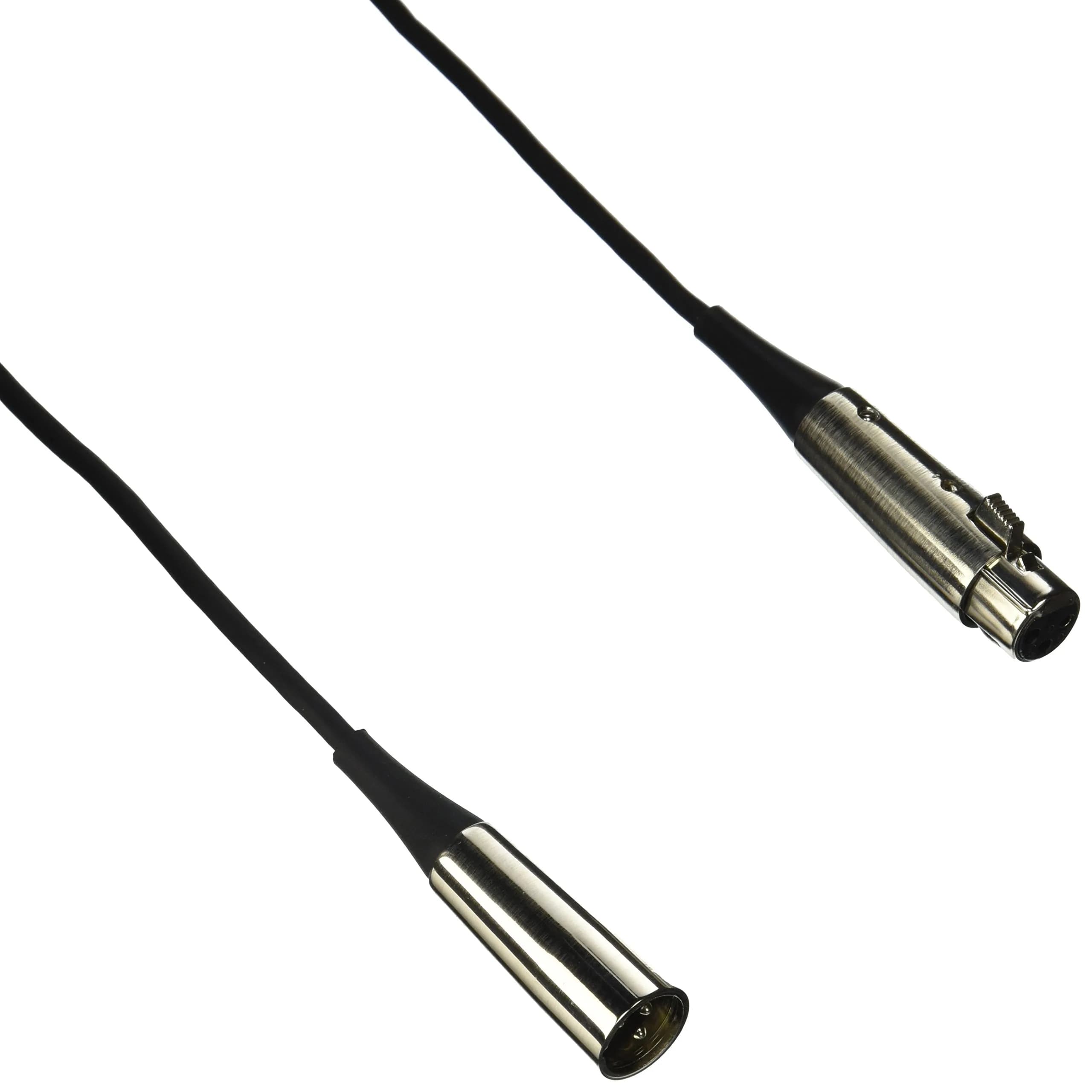 Shure C25F 25ft (7.5m) Balanced XLR Microphone Cable | Triple-Flex Shielding, Chrome Connectors - view 2