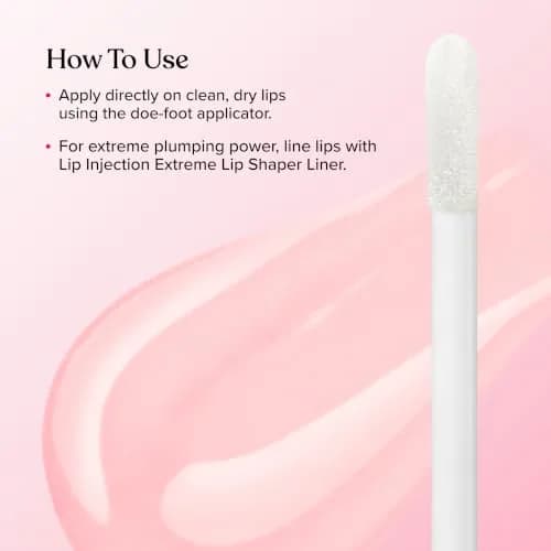 Too Faced Lip Injection Maximum Plump Extra Strength 0.14 Fl Oz Original Clear Lip Plumper Gloss - view 4