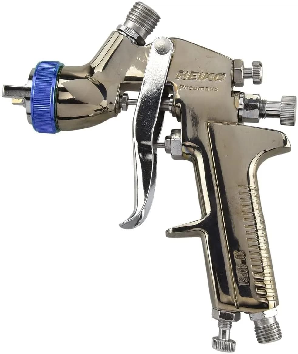 NEIKO 31213A Air Spray Paint Gun, HVLP with Gravity Feed, 1.3 MM Nozzle, 600 CC Capacity, Spray Gun Paint Sprayer for Walls, Automotive, Home Improvement thumbnail 2