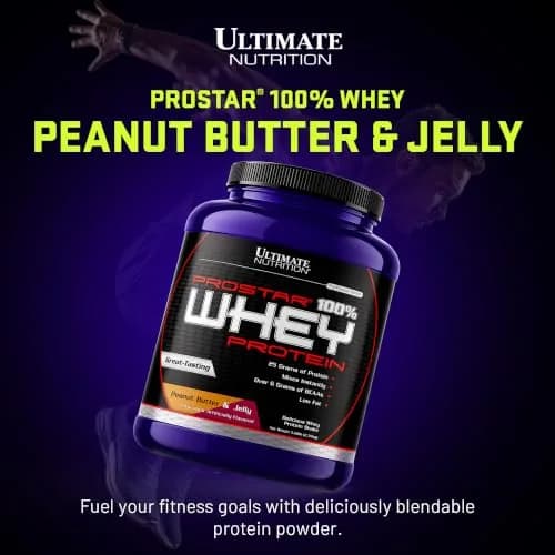 Ultimate Nutrition Prostar Whey Protein Isolate PB&J 2 lb | 25g Protein, Low Carb, Fast Absorbing thumbnail 2